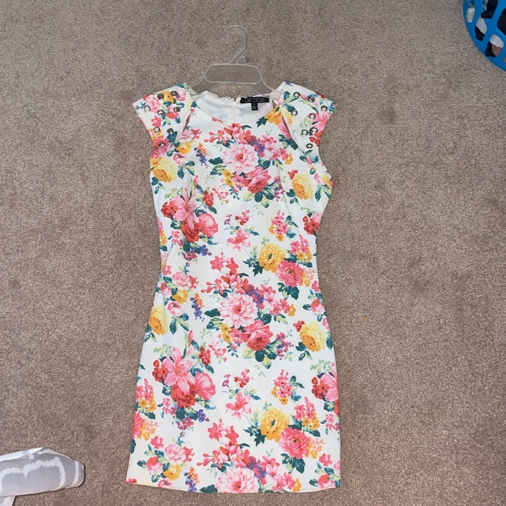 Floral bodycon dress